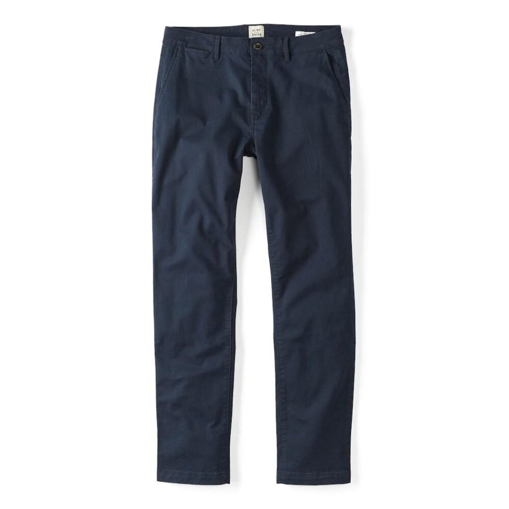 NWT FLINT AND TINDER 365 Chino Men's Pant Classic Fit in Dark Navy Size 30 X 30
